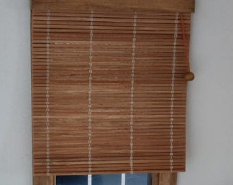 Dollhouse Bamboo Blind / Miniature Bamboo Shade