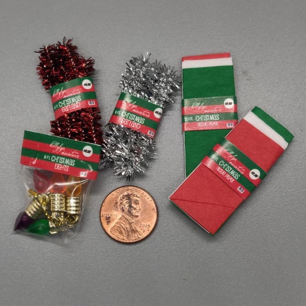 Dollhouse Christmas Etsy