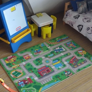 Dollhouse Playroom Rug / Miniature Nursery Rug