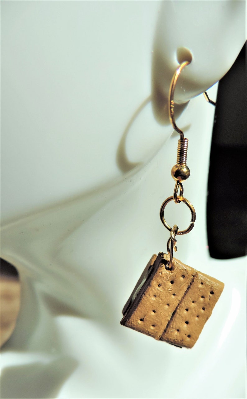 Dangle Earrings Handmade Smores