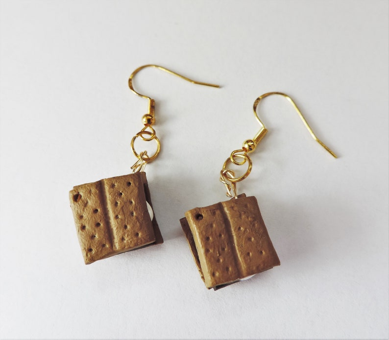 Dangle Earrings Handmade Smores