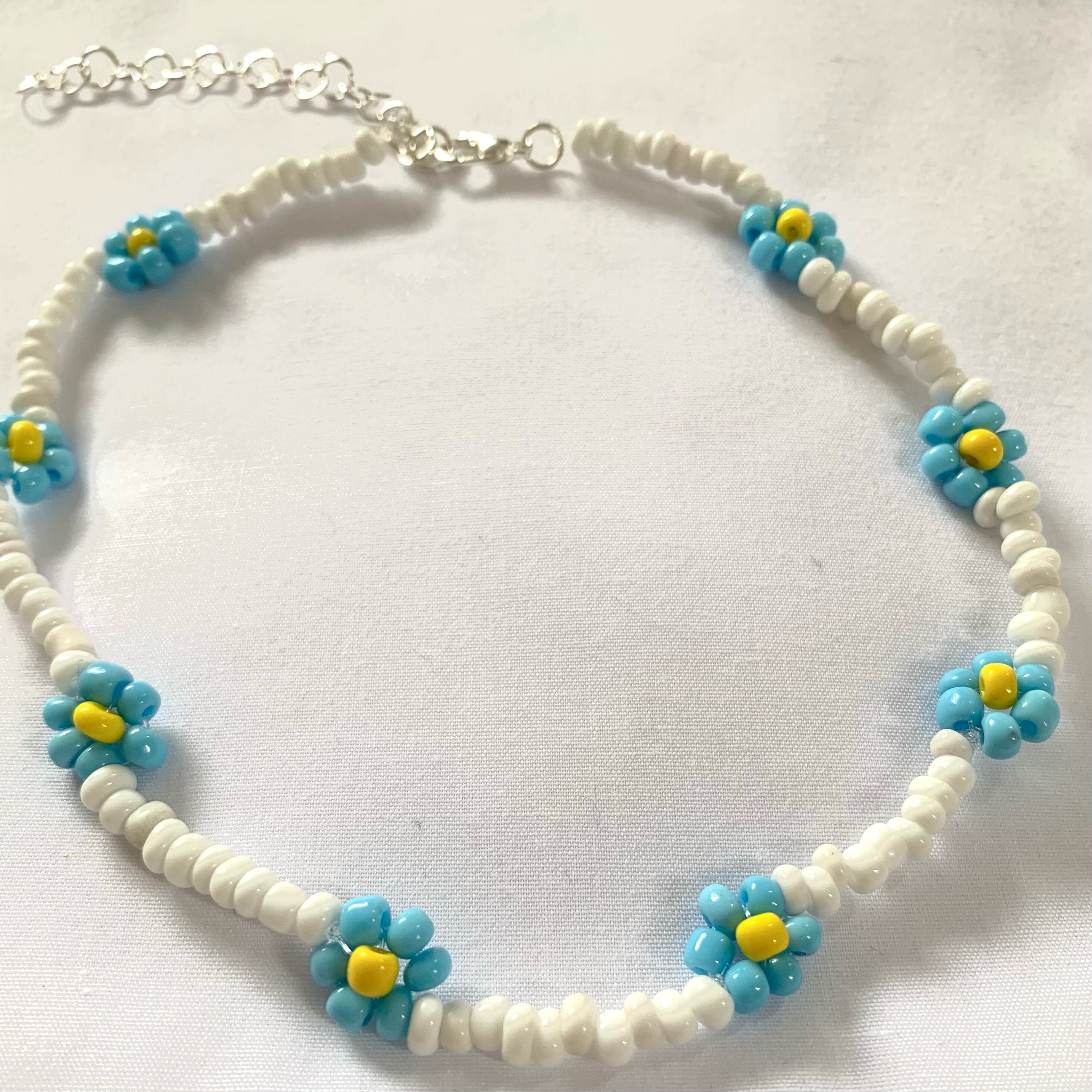 Daisy Chain Necklace Etsy