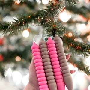 Bubble Taper Candle Set – Sculptural Soy Wax Candles – Aesthetic Gift or Home Decor – Free Shipping