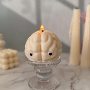 Brain Candle - Funny Unique Gift - Brain Shaped Candle - Free Shipping