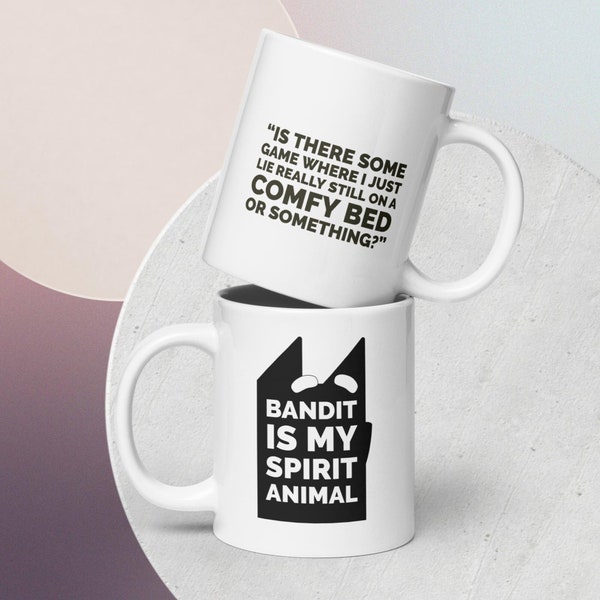 Bandit Heeler Coffee Mug Spirit Animal | Bluey Dad | Great Gift for Father or Mother of Pre-Schooler