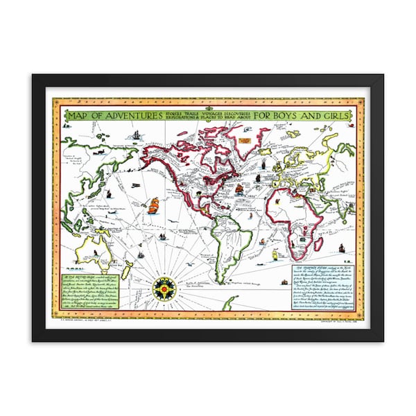 Antique Map Reader Etsy