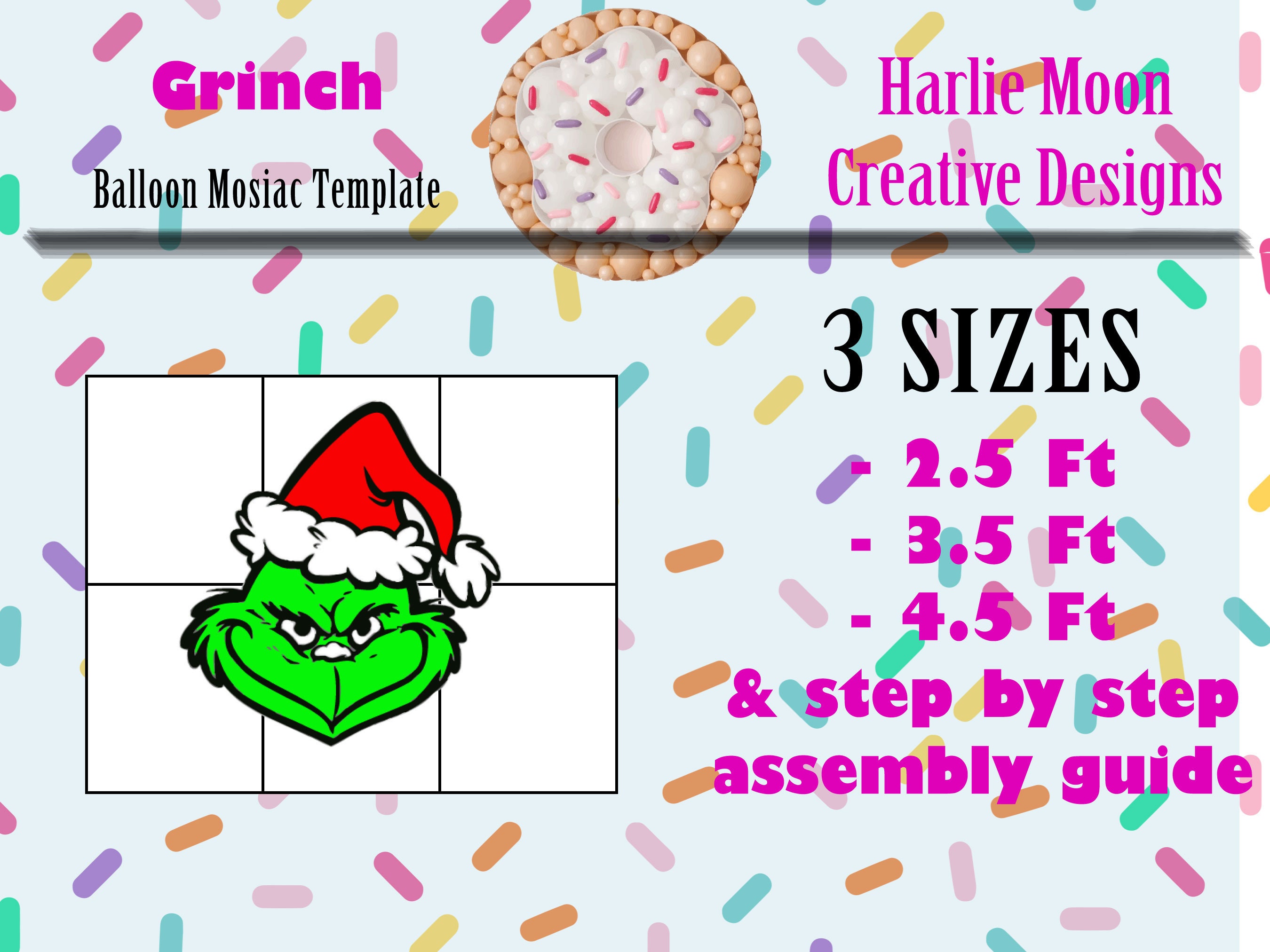 GRINCH Ballon HIXNUG 5pcs Grinch Folienballon Frohe Weihnachten Luftballons Für How The Grinch Stole Christmas