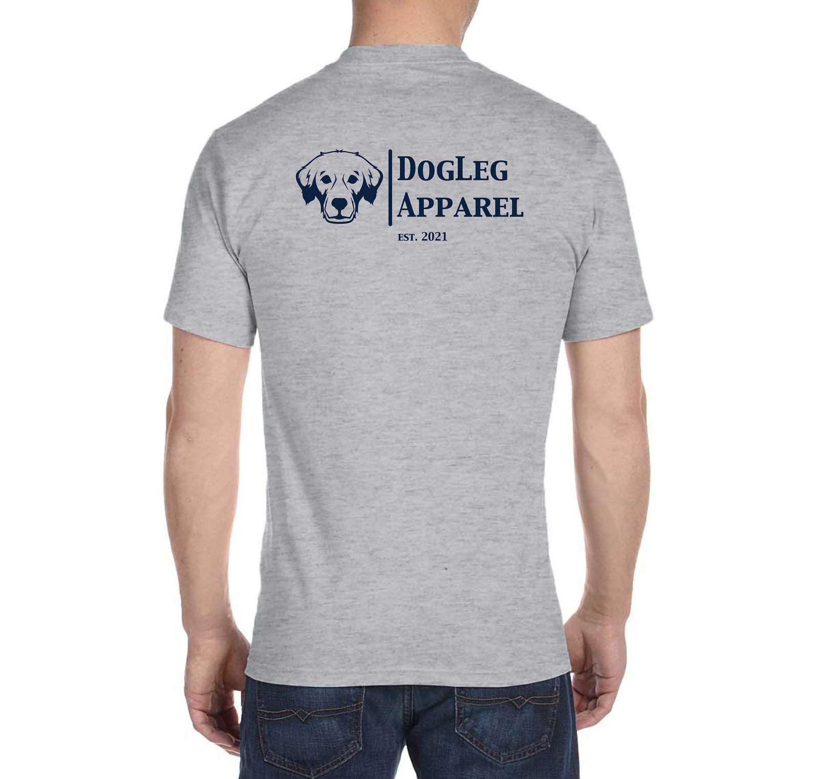 DogLeg Apparel TeeShirt FrontBack Logos Etsy