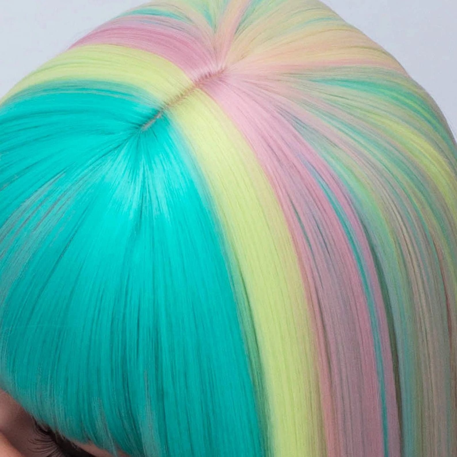 Colorful Pastel Bob Wig/ Pastel Color Wig/ Cosplay Wig/ Etsy