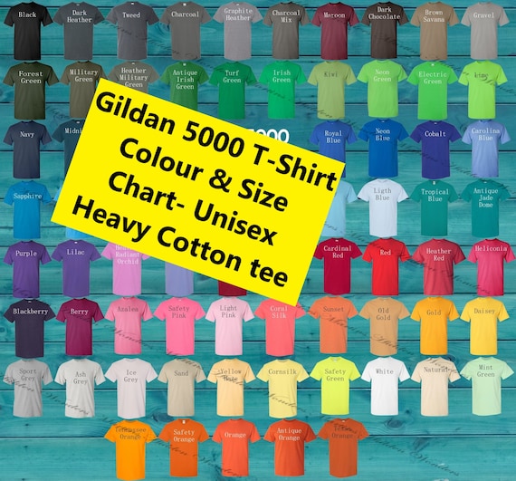 Gildan 5000 Ultra Cotton T-shirt Unisex 