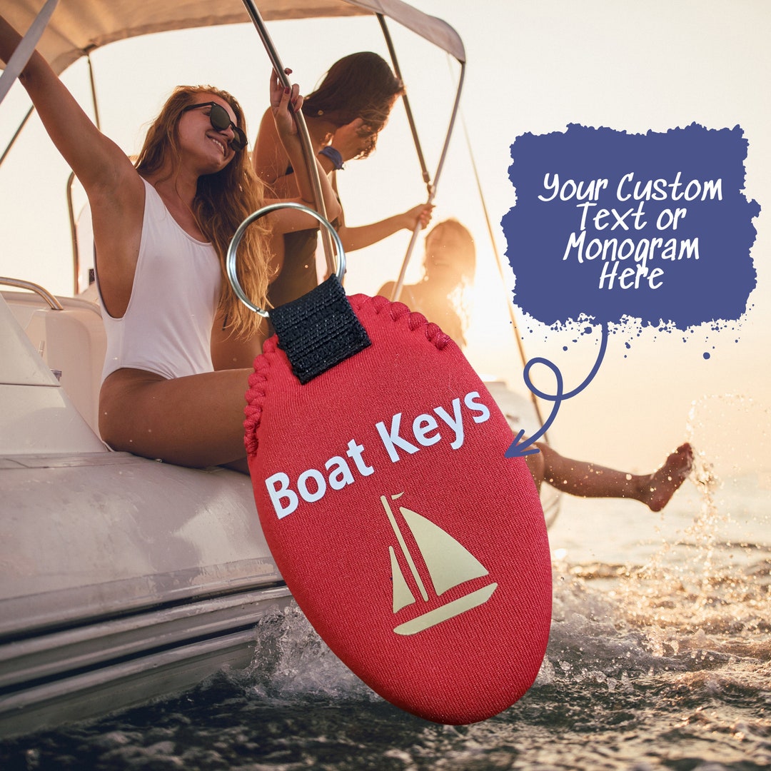 Personalized Floating Keychain Glows in the Dark; for Boat, Yacht ...