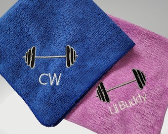 Custom Microfiber Gym Towel. Perfect for Work Out, Yoga, Fitness!