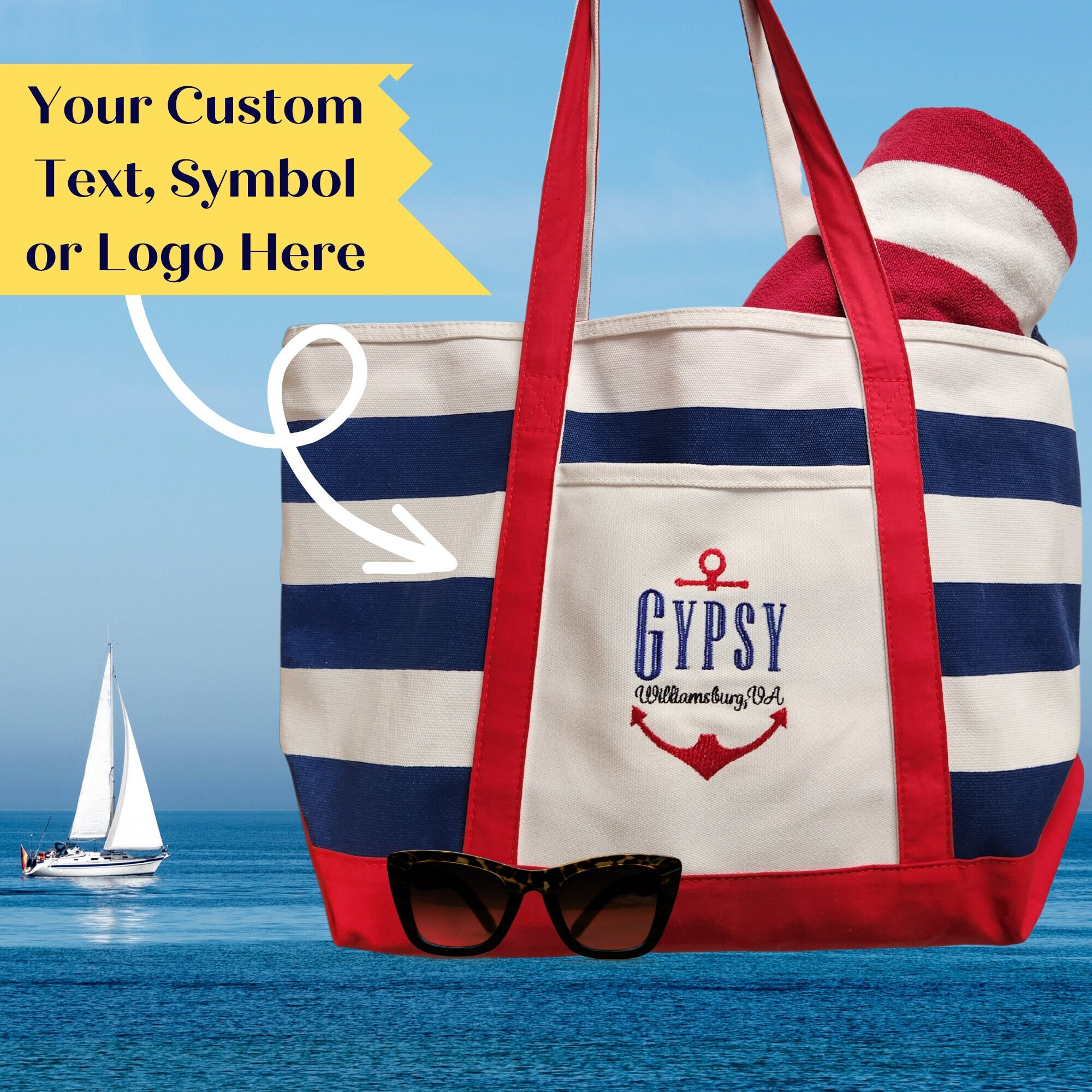 Custom embroidered tote bags new arrivals