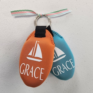 Personalized Floating Keychain Glows in the Dark; for Boat, Yacht ...