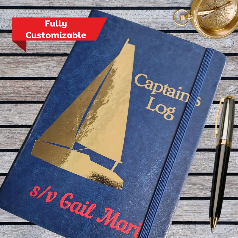 Captains Log Book - Etsy