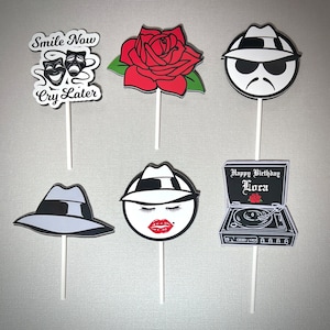Lowrider Inspired Cupcake Toppers