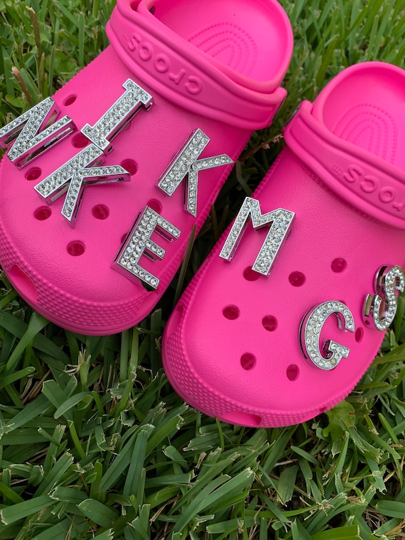 Rhinestone Letters for Crocs 