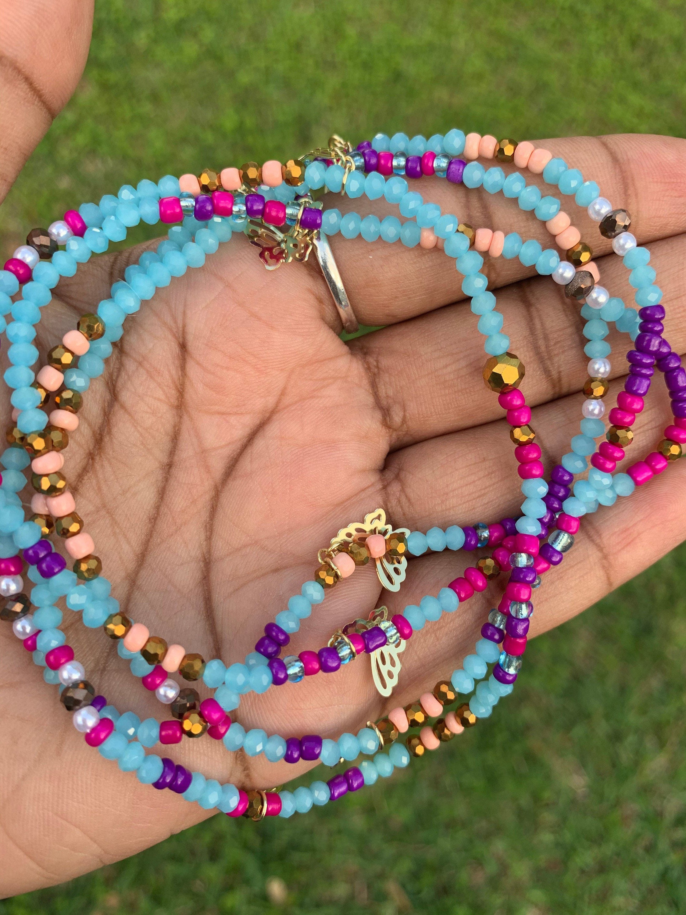 Waist Beads for Weight Loss, African Waist Beads, Waist Beads With Butterfly Charms, ON SALE Belly Beads, - Etsy Waist Beads for Weight Loss, African Waist Beads, Waist Beads With Butterfly Charms, ON SALE Belly Beads, - Etsy