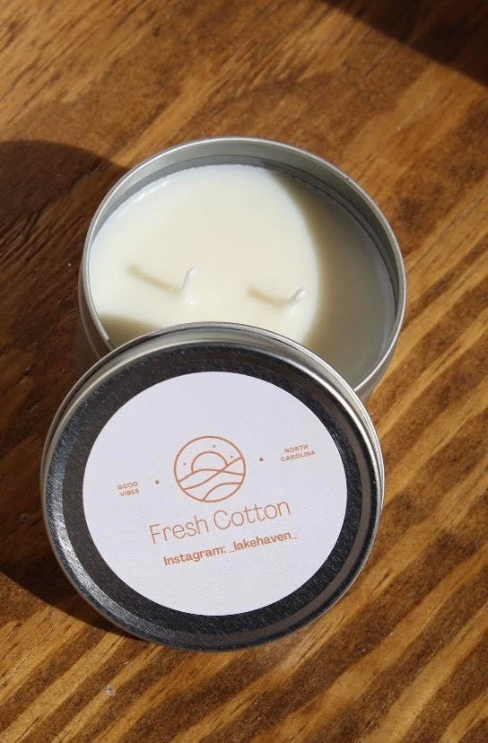 Fresh Cotton Candle Etsy