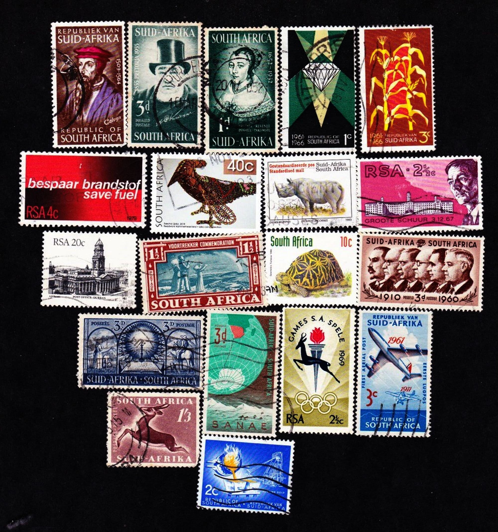 Timbres Premier Jour Afrique Du Sud 1980 - Congrès Mondial Du Diamant, N° 571-572, Collection
