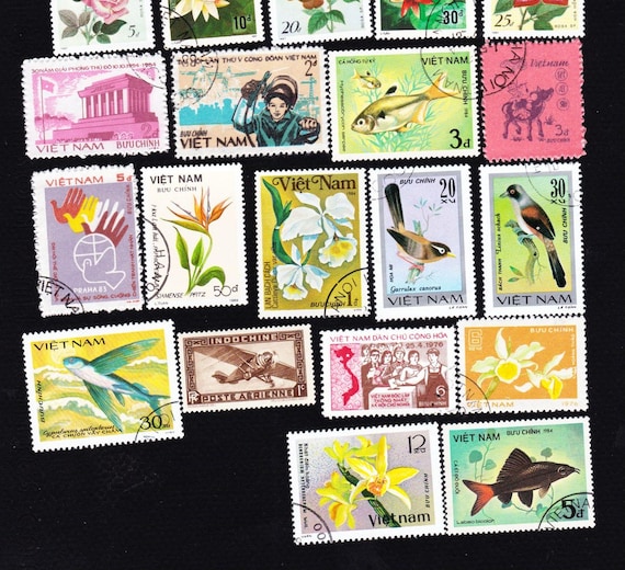 20 ベトナム ベトナム ヴィンテージ 使用済み切手 コレクターセット