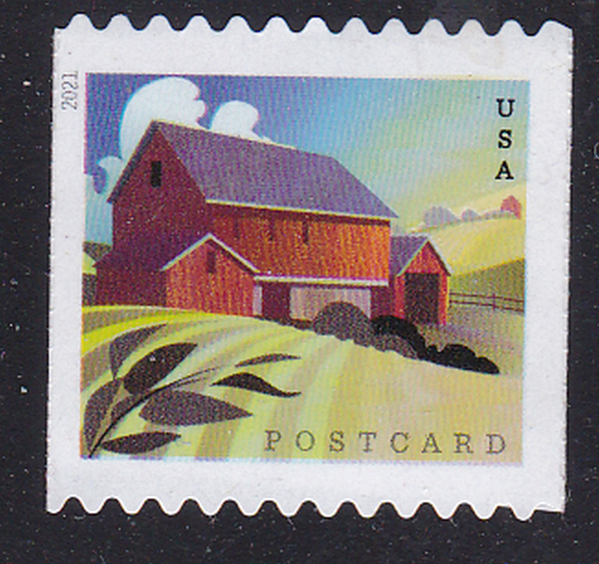 5 Forebay Barn stamps 36c Selfadhesive Stamps Spring Scene Etsy