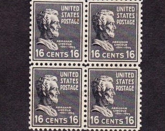 5 枚パック .. 1927 年の 3 セント エイブラハム リンカーン切手