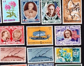 21 南アフリカ切手 ヴィンテージ 使用済み郵便切手 コレクターセット