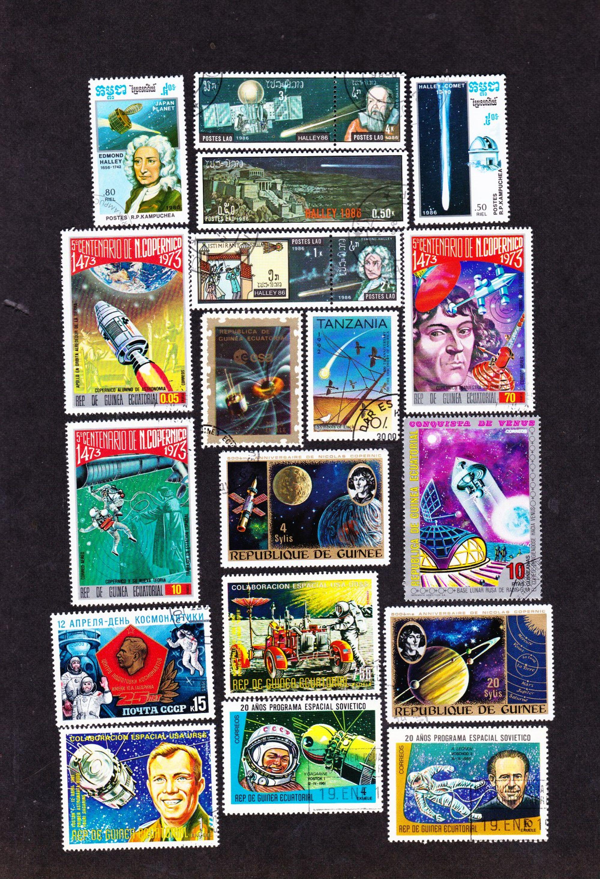 18 ハレー彗星 宇宙科学と宇宙飛行士 ヴィンテージ キャンセル済み