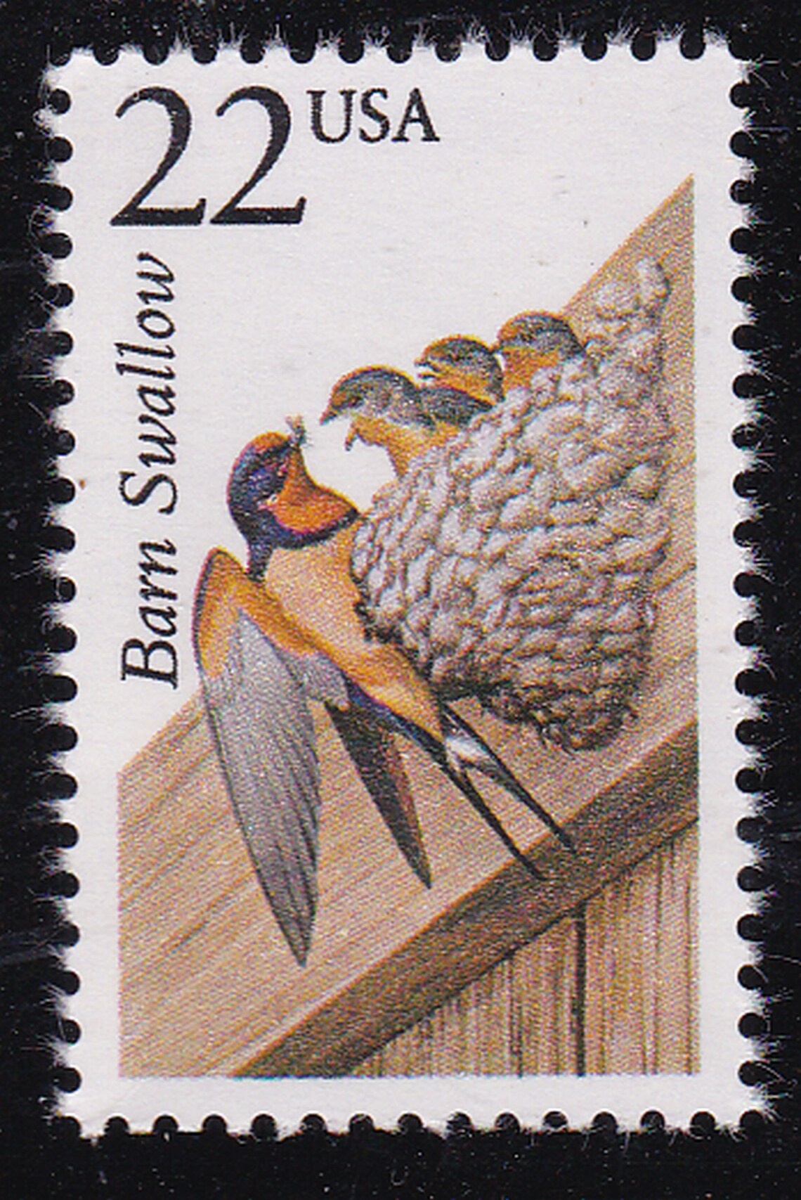 5 Barn Swallow Stamps 22c Postage Stamps 1987 Bird North Etsy
