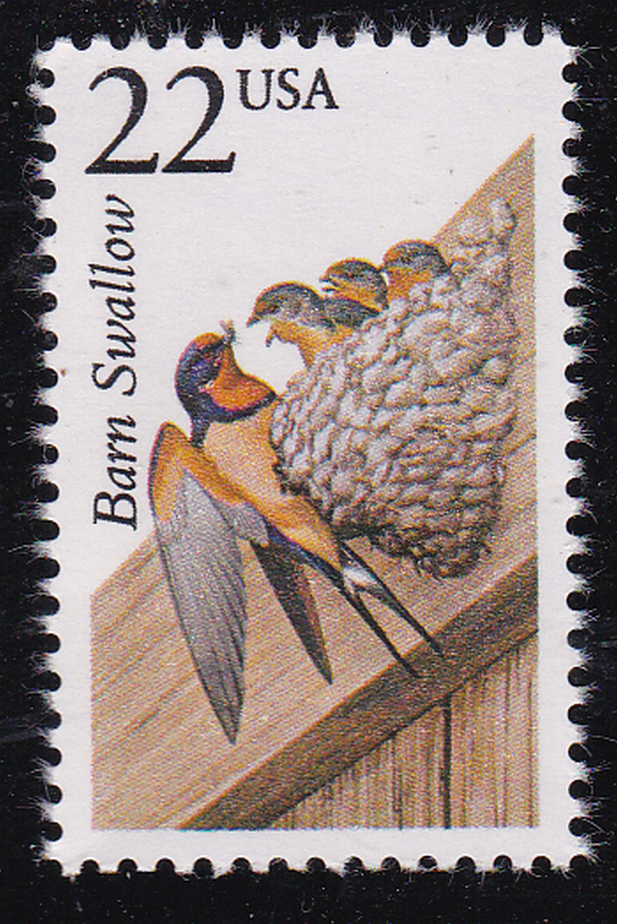 5 Barn Swallow Stamps 22c Postage Stamps 1987 Bird North Etsy