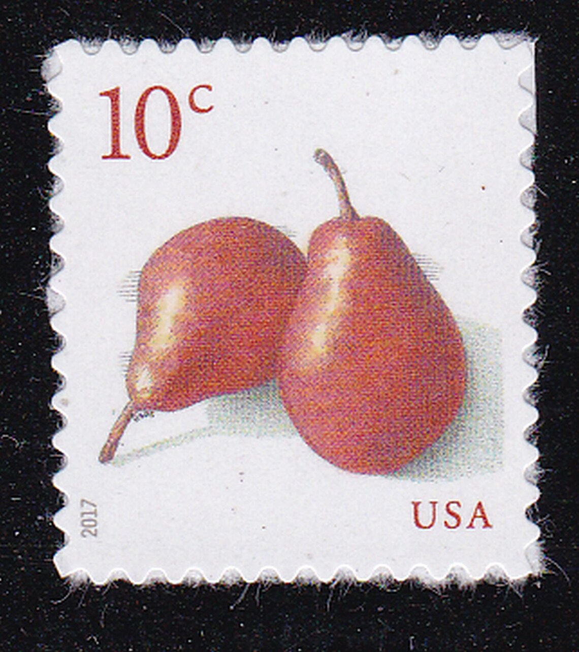 25 Pear Stamps Selfadhesive 10c Stamps Pristine as Issued by Etsy