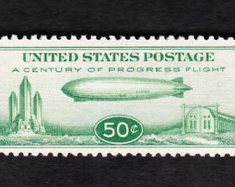 1977年ハンガリー航空パイオニア切手 - Magyar Posta 飛行船＆気球