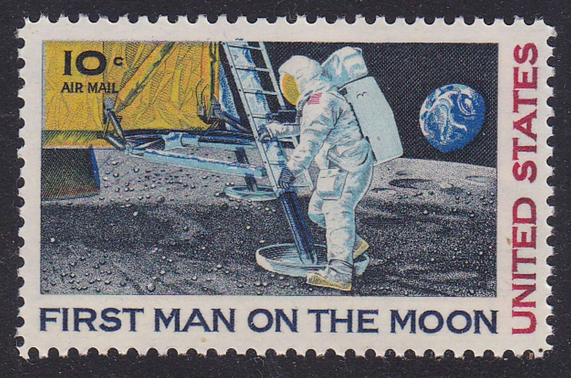 first man on the moon stamps first man on the moon stamps