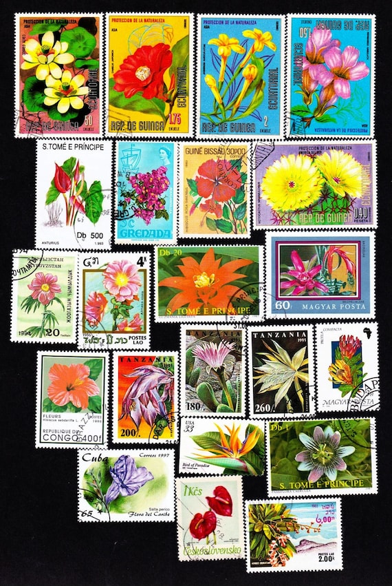 Collection De 100 Timbres Oblitérés – Thème Orchidées – Tous Différents, Idéal Philatélie