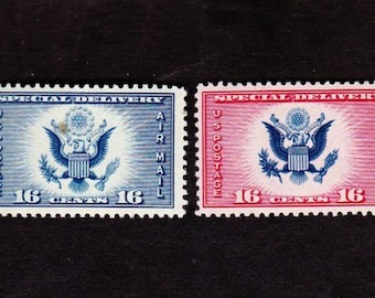 U S 1934 Vintage 16c GREAT SEAL of the United States Beautiful Unused  Stamps