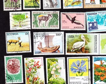 23 AFRICAN COUNTRIES Used Postage Stamps Collector 23AFRK