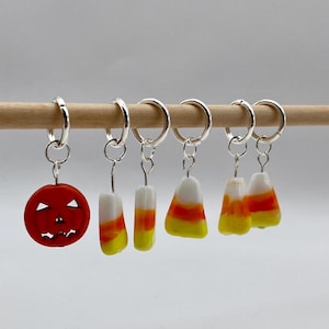 Marcador de puntos con forma de maíz dulce / Marcador de puntos para tejer y hacer crochet / Marcadores de puntos para trabajos en color