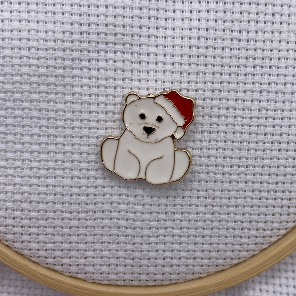 Polar Bear Needle Minder | Magnet |  Cover Minder