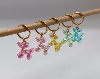 Balloon Animal Stitch Marker | Knitting and Crochet Stitch Marker | Colorwork Stitch Markers