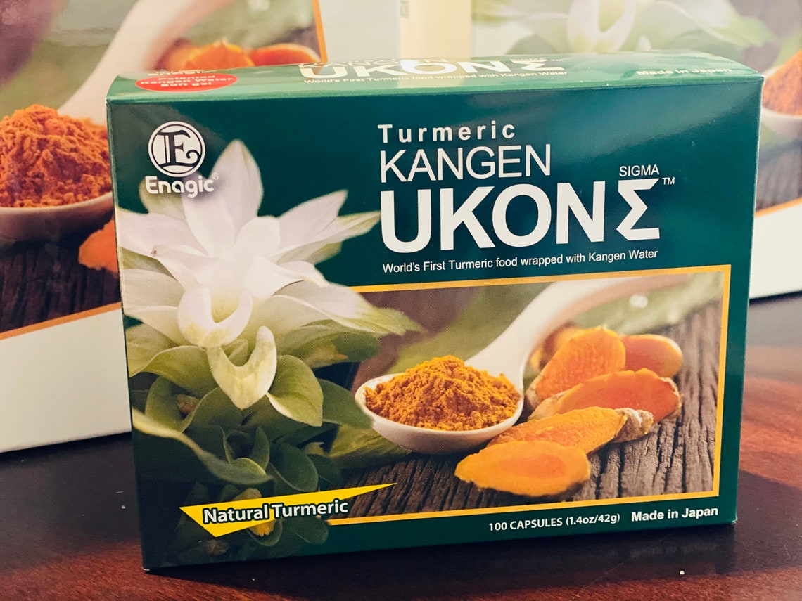 Auténtico vegetariano Kangen Ukon Sigma Cúrcuma Suplemento Etsy