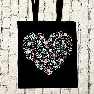 THEREDTHREAD / ザレッドスレッド】S heart tote bag large