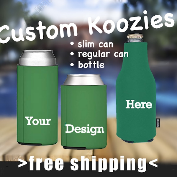 Custom Koozies No Minimum Etsy