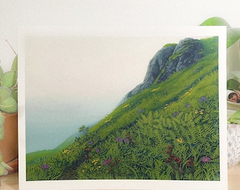 Alaska Landscape Painting Art Print