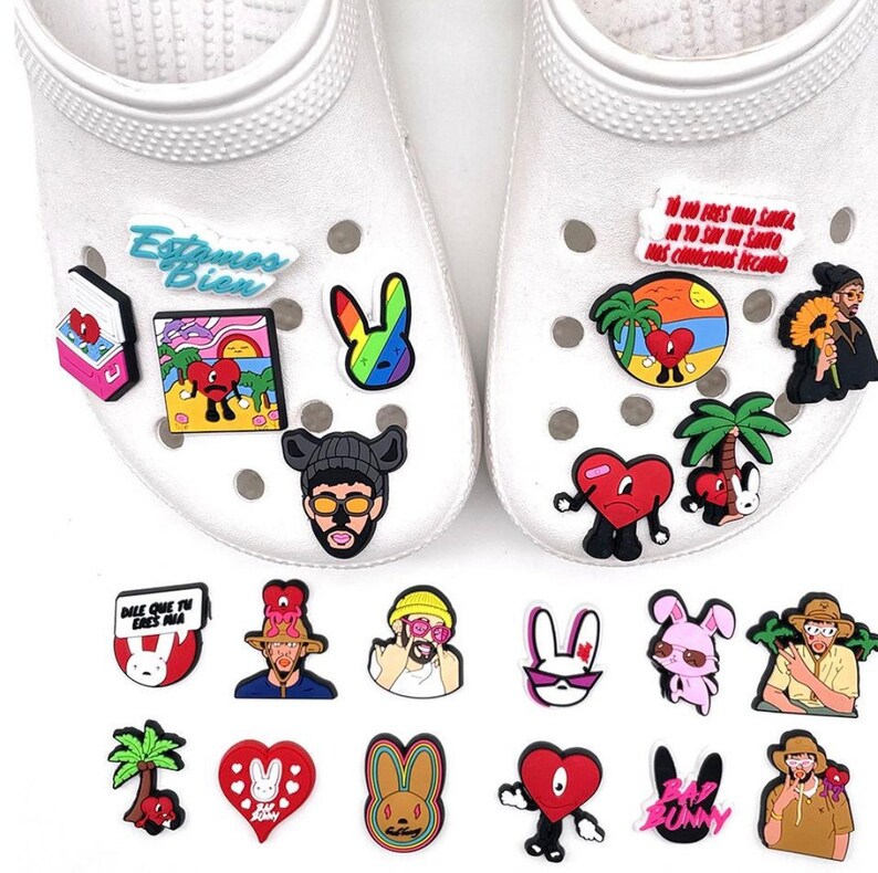 NEW Un Verano Sin Ti shoe charms / Bad Bunny Crocs Charms 