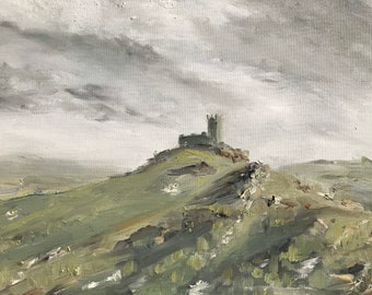 St Michael de Rupe Church, on Brentor, Dartmoor. (Limited Edition Print)