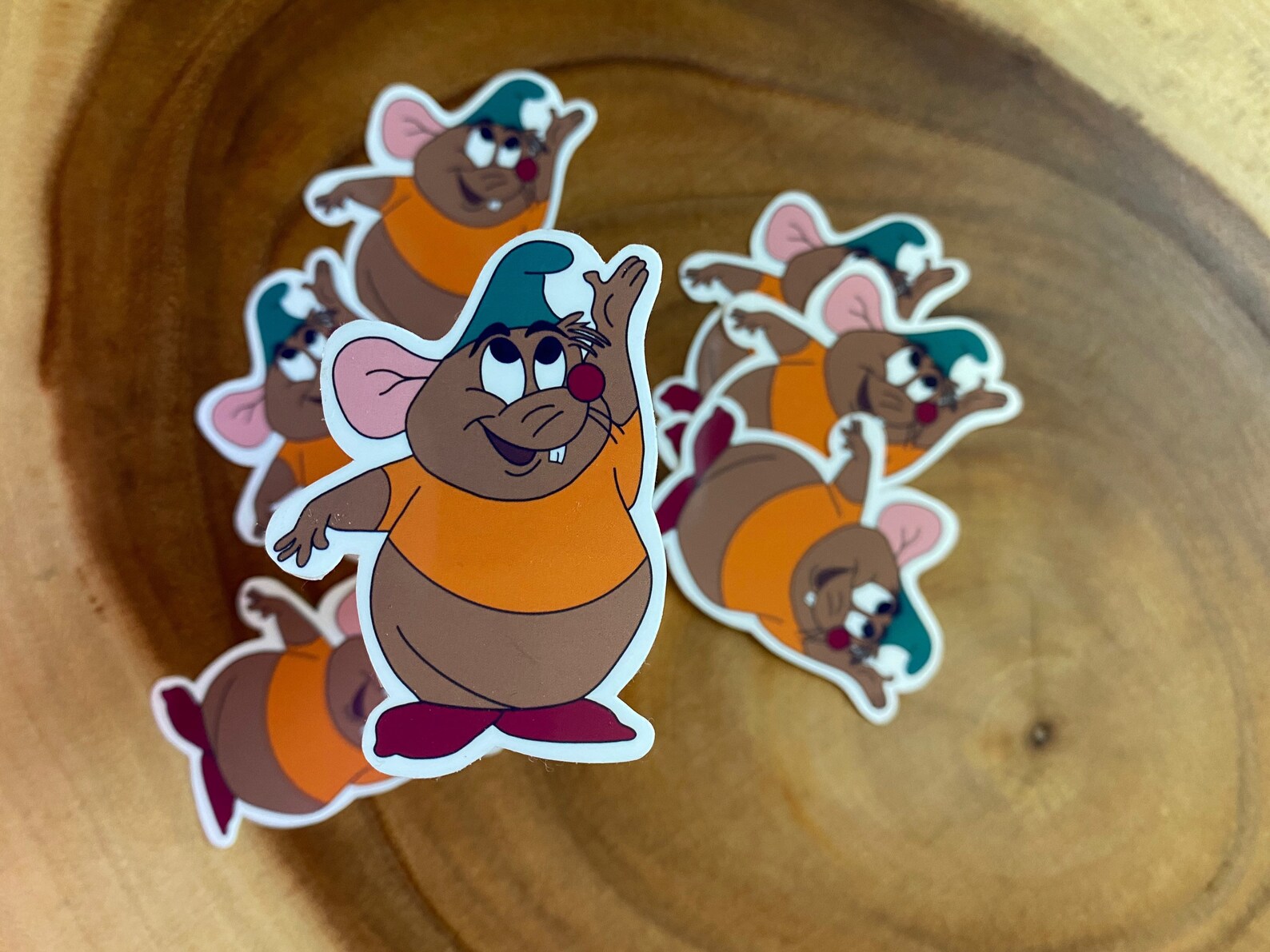 Gus Gus from Cinderella water resistant printed vinyl sticker | Etsy