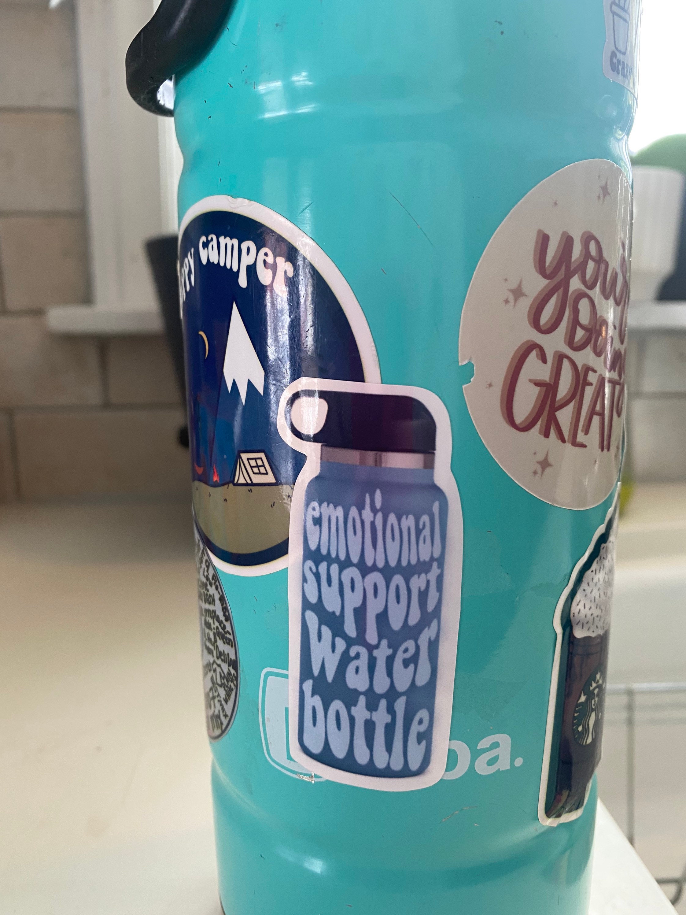 Emotional Support Water Bottle Hydroflask Yeti Cup Tumbler Etsy