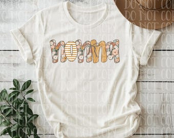 Nonna floral d&#39;automne PNG : design par sublimation (téléchargement numérique)