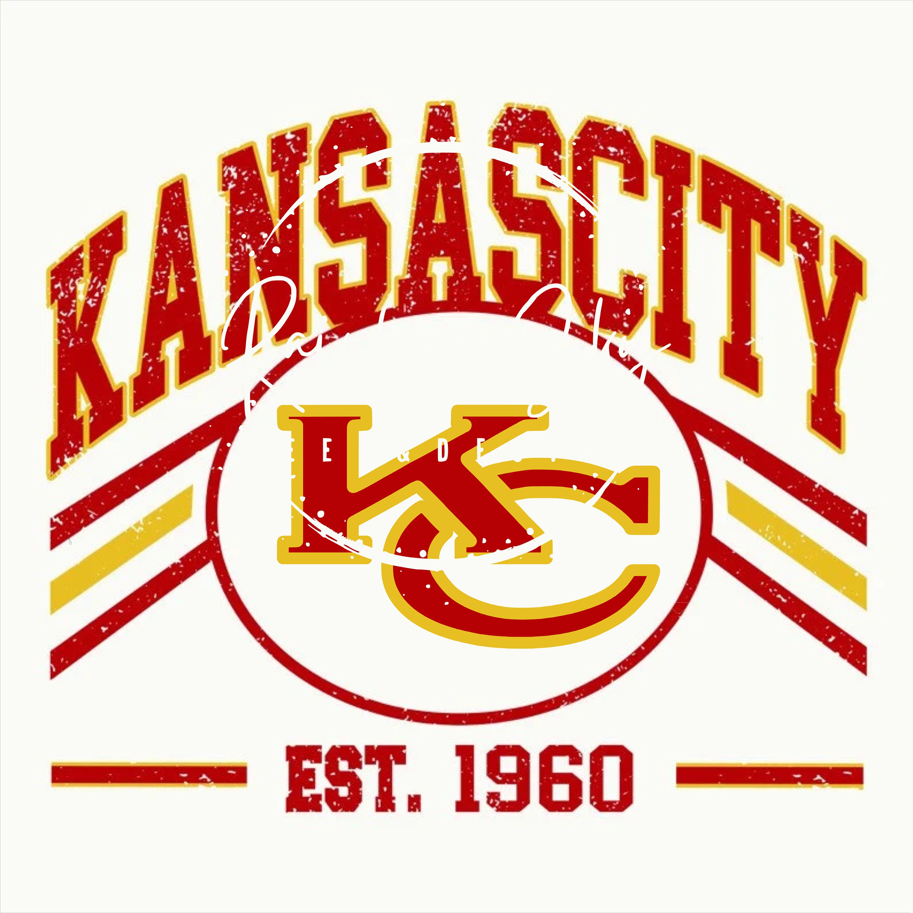 KC Chiefs Football Est 1960 Png Sublimation Download Etsy